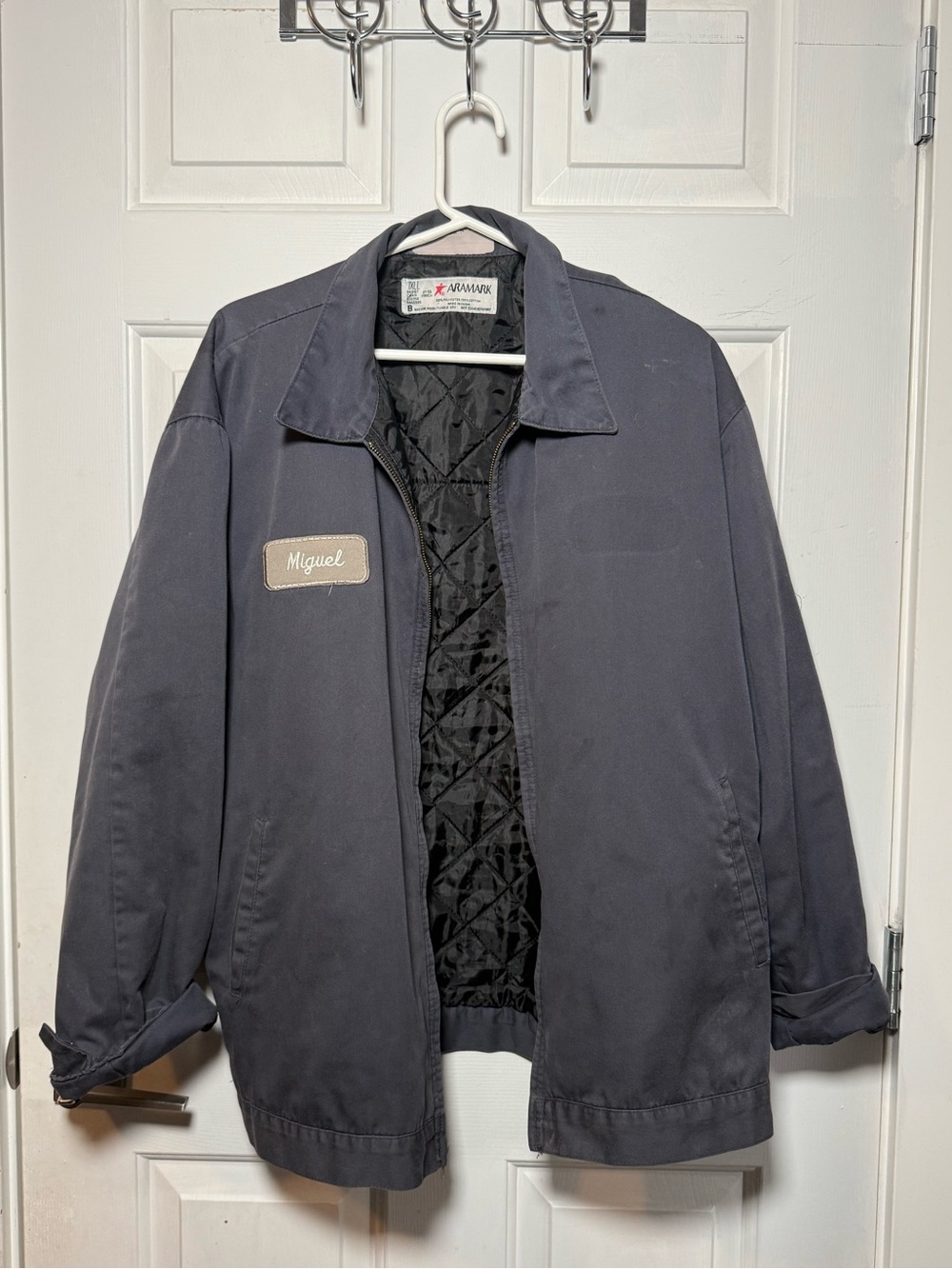 Vintage Mechanic Jacket - Navy Blue